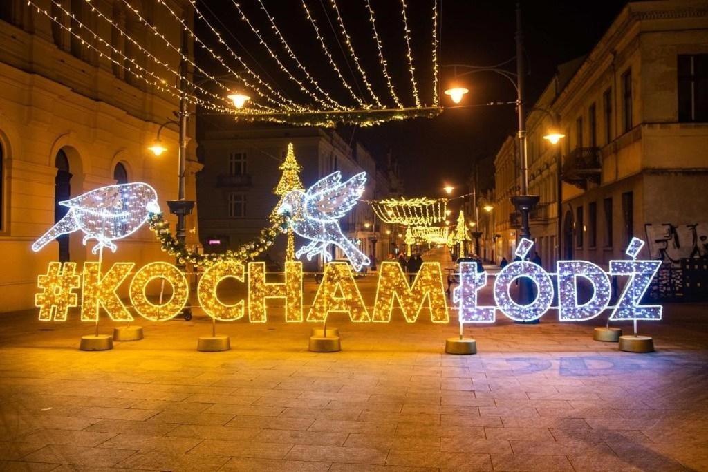 Apartament I Love Piotrkowska Z Wielkim Lustrem, Balkonem I Klimatyzacja Łódź Exterior foto